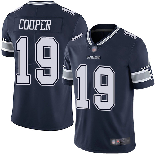 Men Dallas Cowboys Limited Navy Blue Amari Cooper Home #19 Vapor Untouchable NFL Jersey